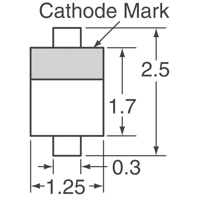 UDZSTE-176.8B Rohm Semiconductor  Diodi - Zener - Singoli